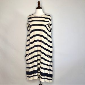 Junya Watanabe Comme Des Garçons Stripe Knit Dress, Size M